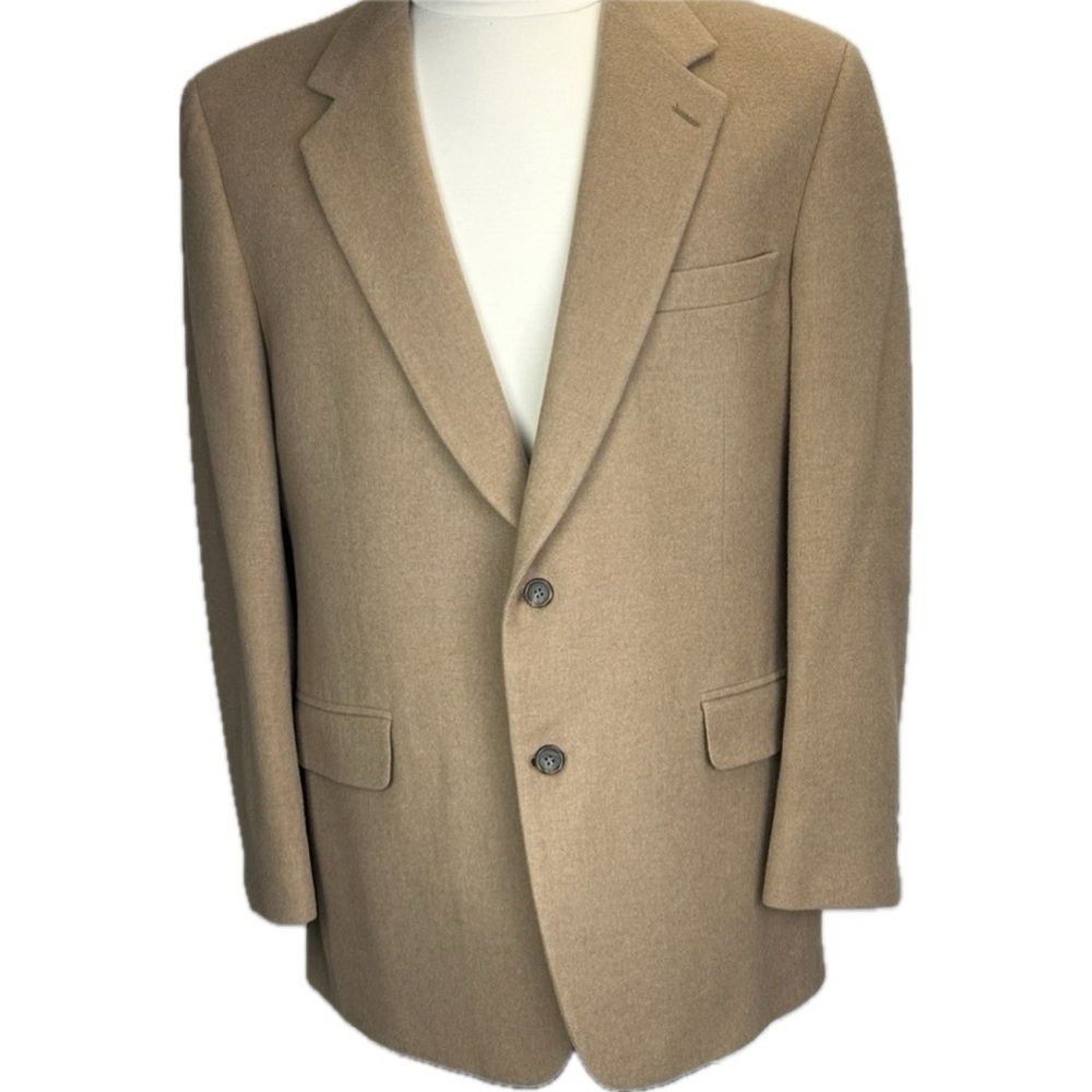 Brooks Brothers Camel Hair Men’s Sport Coat Jacket 43 Regular Union Made in USA